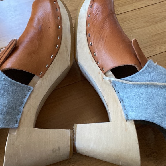 Bryr fringed kilt clog - Picture 4 of 9